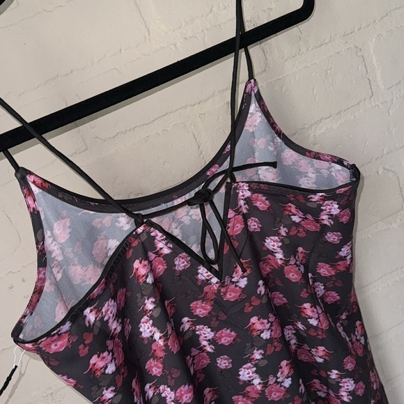 Ted Baker nightgown piped tie back chemise peony‎ glitched dress small Nightie - Picture 4 of 8